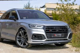 Maxton Design Front Ansatz passend für Audi SQ5/Q5 S-line MkII schwarz Hochglanz