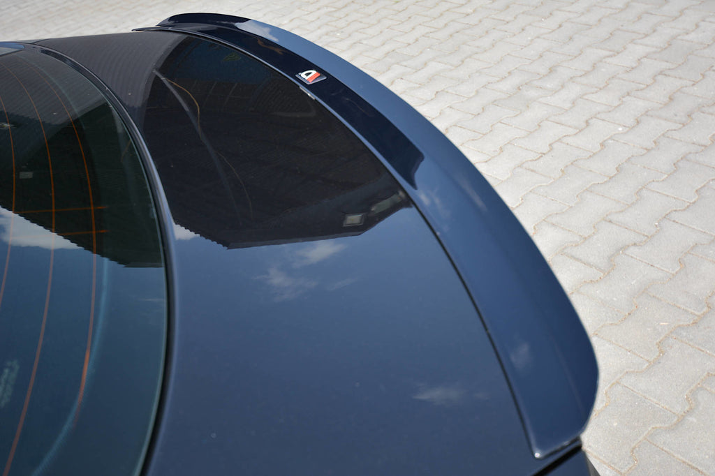 Maxton Design Spoiler CAP passend für AUDI A5 SPORTBACK S-LINE MK1 FACELIFT 8T  schwarz Hochglanz