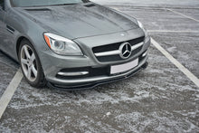 Laden Sie das Bild in den Galerie-Viewer, Maxton Design Front Ansatz passend für V.1 Mercedes SLK R172  schwarz Hochglanz