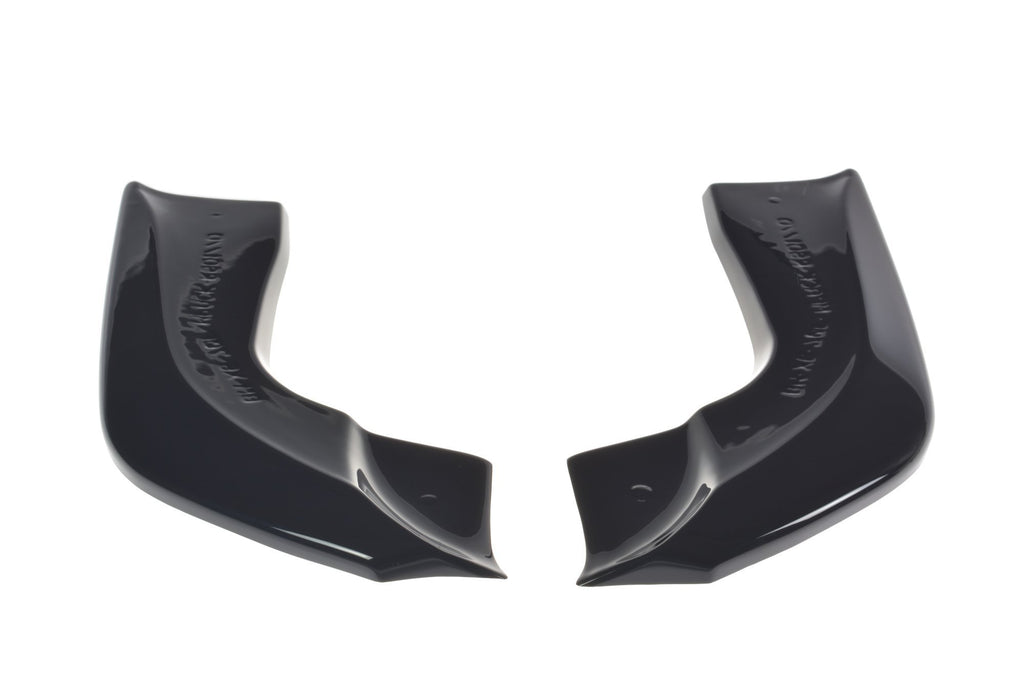 Maxton Design Heck Ansatz Flaps Diffusor passend für BMW X5 E70 Facelift M Paket schwarz Hochglanz