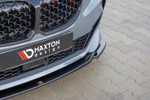 Laden Sie das Bild in den Galerie-Viewer, Maxton Design Front Ansatz passend für V.3 BMW 1er F40 M-Paket/ M135i  schwarz Hochglanz