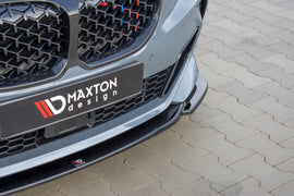 Maxton Design Front Ansatz passend für V.3 BMW 1er F40 M-Paket/ M135i  schwarz Hochglanz