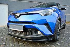 Maxton Design Front Ansatz passend für V.1 TOYOTA C-HR  schwarz Hochglanz