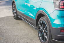 Laden Sie das Bild in den Galerie-Viewer, Maxton Design Seitenschweller Ansatz passend für Volkswagen T-Cross schwarz Hochglanz