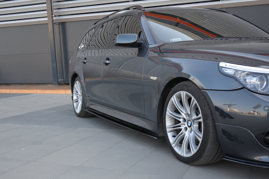 Maxton Design Seitenschweller Ansatz passend für BMW 5er E60/61 M Paket schwarz Hochglanz