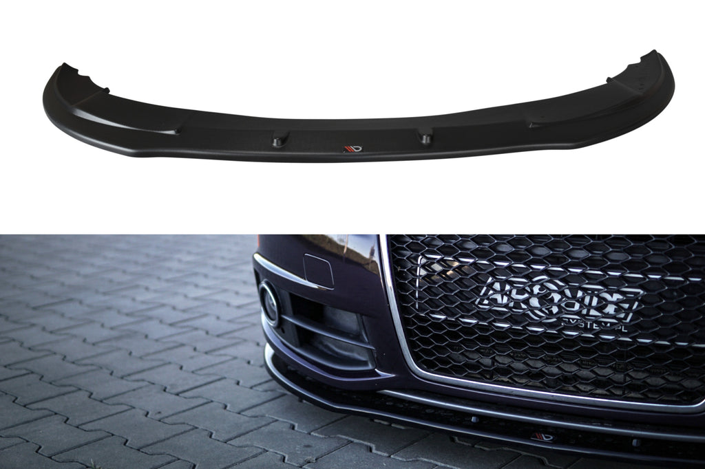 Maxton Design Front Ansatz passend für Audi A6 S-Line C6 FL  schwarz Hochglanz