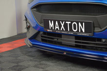 Laden Sie das Bild in den Galerie-Viewer, Maxton Design Front Ansatz passend für V.4 Ford Focus ST / ST-Line Mk4 schwarz Hochglanz