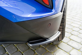 Maxton Design Heck Ansatz Flaps Diffusor passend für TOYOTA C-HR  schwarz Hochglanz