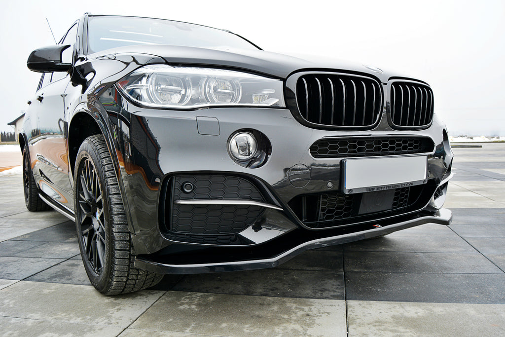 Maxton Design Front Ansatz passend für V.1 BMW X5 F15 M50d schwarz Hochglanz