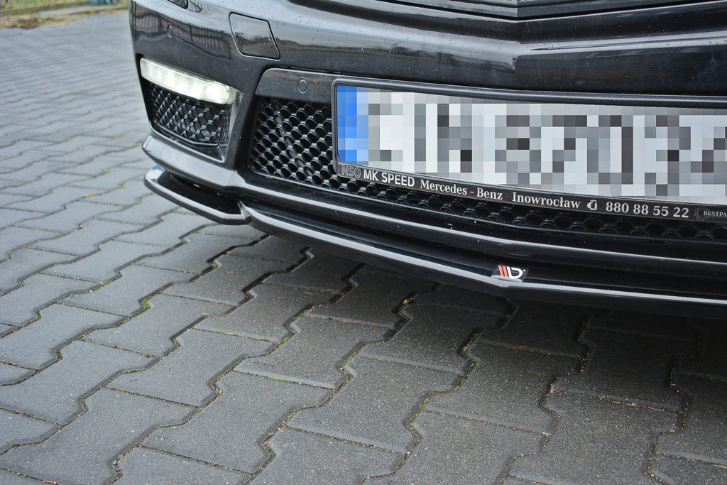 Maxton Design Front Ansatz passend für V.1 Mercedes E63 AMG W212  schwarz Hochglanz