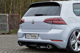 Ingo Noak Gefräßter Heckansatz  mit Finnen  ( nur GTI ) für VW Golf 7 GTI + GTD Typ AU Facelift
