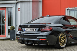 Ingo Noak Gefräßter Heckansatz  mit Finnen für BMW 2er F22/F23, M235i