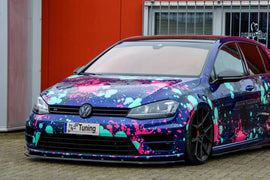 Ingo Noak Cup Frontspoilerlippe für VW Golf 7 R + R-Line, Typ AU