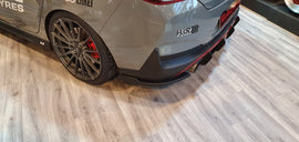 Ingo Noak Heckansatz Seitenteile , mit Seitlichen Flaps für Hyundai i30 Fastback N