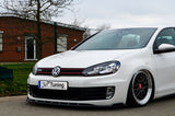 Ingo Noak Cup Frontspoilerlippe mit Seiten Wing , Modell GTI + GTD, Phase 2 für VW Golf 6, Typ.1K