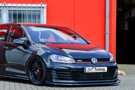 Ingo Noak Cup Frontspoilerlippe aus ABS mit seitlichem Wing groß für VW Golf GTI, VII