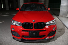 Laden Sie das Bild in den Galerie-Viewer, 3DDesign Carbon Frontlippe für BMW X4 F26 mit M-Paket