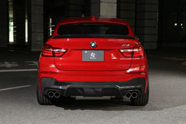 3DDesign Carbon Diffusor für BMW X4 F26 mit M-Paket