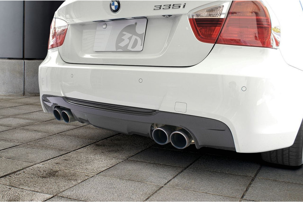 3DDesign Carbon Diffusor für BMW 3er E90 E91 mit M-Paket für Duplex AGA (335i)