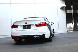 3DDesign Carbon Diffusor für BMW 4er F32 F36 mit M-Paket mit Duplex AGA (435i)