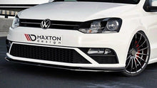 Laden Sie das Bild in den Galerie-Viewer, Maxton Design Front Ansatz passend für v.1 VW POLO MK5 GTI FACELIFT schwarz Hochglanz