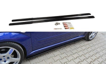 Laden Sie das Bild in den Galerie-Viewer, Maxton Design Seitenschweller passend für Diffusers Ford Focus RS Mk1 schwarz Hochglanz