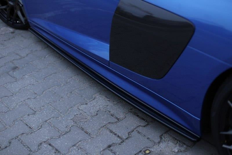 Maxton Design Seitenschweller Ansatz passend für Audi R8 Mk.2 schwarz Hochglanz