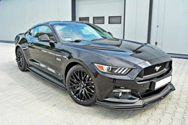 Maxton Design Front Ansatz passend für Ford Mustang GT Mk6 schwarz Hochglanz