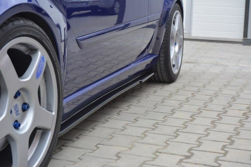 Maxton Design Seitenschweller passend für Diffusers Ford Focus RS Mk1 schwarz Hochglanz