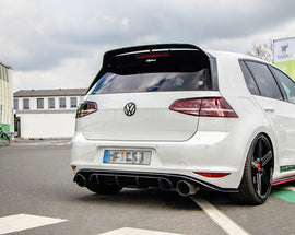 Maxton Design Diffusor Heck Ansatz passend für VW GOLF Mk7 GTI CLUBSPORT schwarz Hochglanz