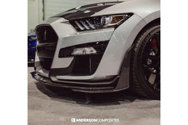 Anderson Composites Carbon erweiterte Frontsplitter für Ford Shelby Gt500 2020 Style GT500