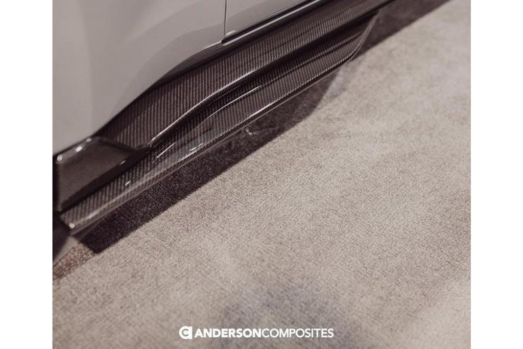 Anderson Composites Carbon Erweiterungen Seitenschweller für Ford Shelby Gt500 2020 Style GT500