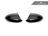 Autotecknic Glazing Black Ersatz-Spiegelkappen für BMW 1er|3er E90|E92|E93 M3|1M