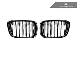 Autotecknic Glazing Black Kühlergrill für BMW X3|X4 G01|G02