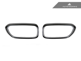 Autotecknic Carbon Frontgrill Cover für BMW 5er G30 2x2 weave