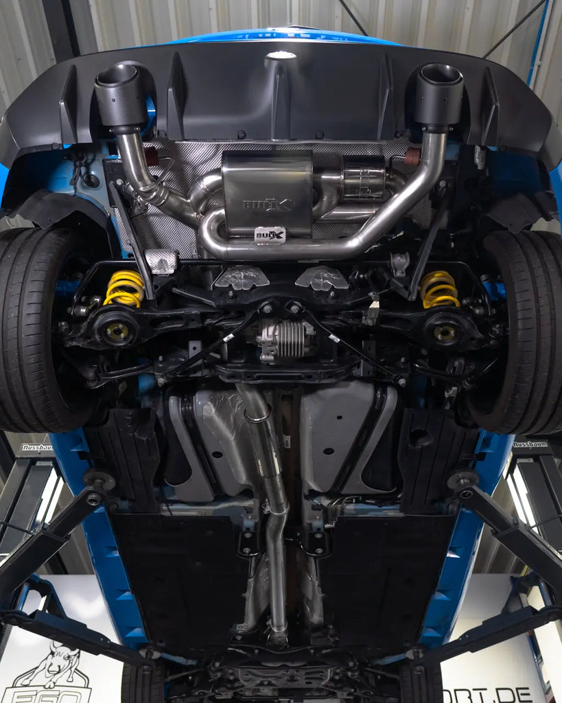 EGO-X Abgasanlage 3" für Ford Focus MK3 RS mit EWG Betriebserlaubnis