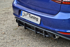 Ingo Noak Gefräßter Heckansatz  mit Finnen  ( nur GTI ) für VW Golf 7 GTI + GTD Typ AU