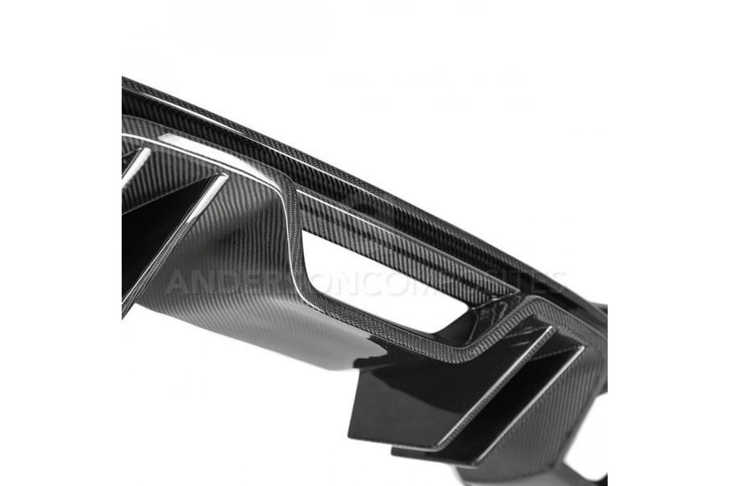 Anderson Composites Carbon Diffusor Quad-Tip für Ford Mustang 2018+ Type AR
