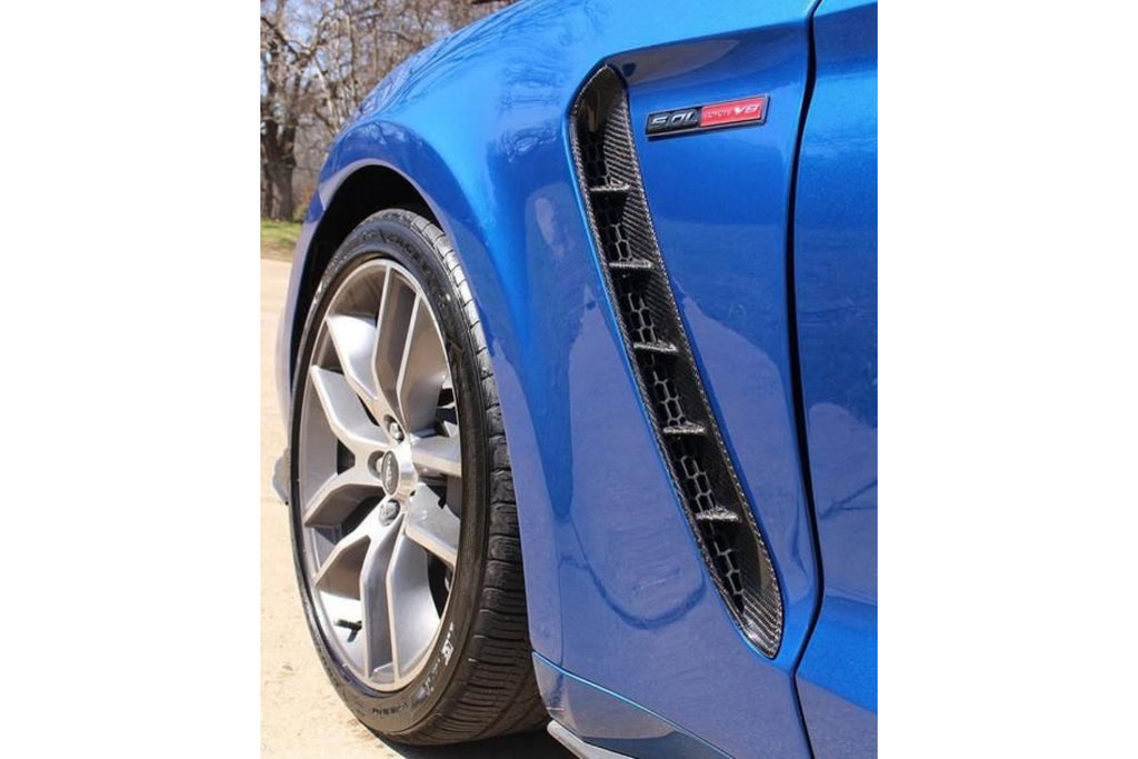 Anderson Composites Carbon Kotflügel Lufteinlässe für Ford Mustang 2015-2017 GT350 STYLE