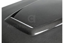 Laden Sie das Bild in den Galerie-Viewer, Anderson Composites Carbon Motorhaube doppelseitig für Ford Mustang 2015-2017 GT350 STYLE