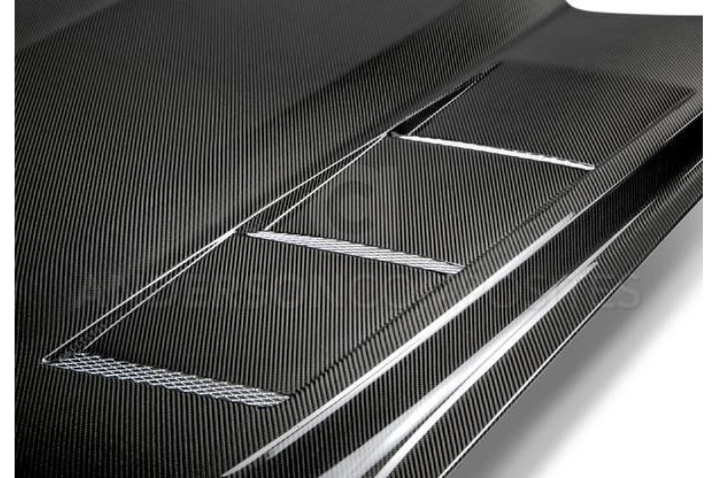 Anderson Composites Carbon Motorhaube doppelseitig für Ford Mustang 2015-2017 HEAT EXTRACTOR