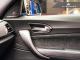 Autotecknic Trockencarbon Innentürgriff-Verkleidung für BMW 1er|2er F20|F22|F87 M2 ohne Lichtpaket matt