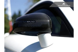 AutoTecknic Ersatz Carbon Spiegelkappen für Audi 8J MK2 TT/TTS 2007-2014 | R8 2007-2012 mit Side Assist