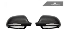 AutoTecknic Ersatz Carbon Spiegelkappen für Audi 8P A3/S3 | B8 A4/S4 | 8T A5/S5 ohne Side Assist