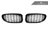 AutoTecknic Glazing Black Doppellamellen Kühlergrill für F12/F13 6er