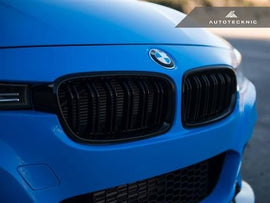 AutoTecknic Glazing Black Kühlergrill für Doppellamellen für F30