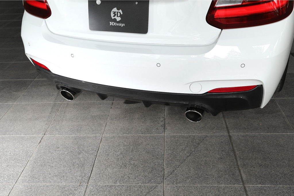 3DDesign Carbon Diffusor für BMW 2er F22 mit M-Paket