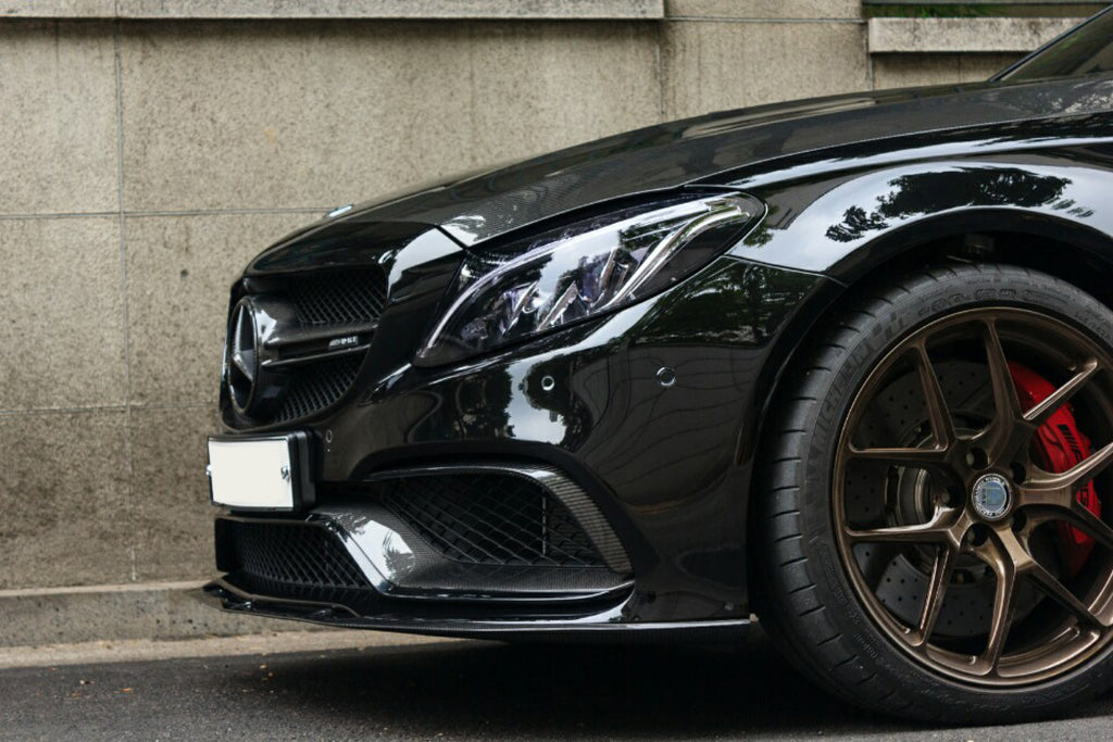 Boca Carbon Frontschürzen Einsatz für Mercedes W205 C205 S205 C63 - ähnlich Edition 1