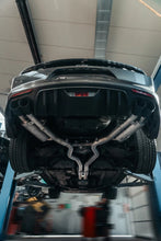 Laden Sie das Bild in den Galerie-Viewer, Grail Abgasanlage Ford Mustang Gen. 6 VFL/FL 5.0 (4-Rohr) - H-Pipe mit MSD  2018-2022 (FL) US Cabrio ohne Heckdiffusor