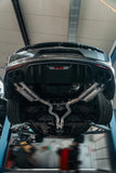 Grail Abgasanlage Ford Mustang Gen. 6 VFL/FL 5.0 (4-Rohr) - H-Pipe mit MSD  2018-2022 (FL) US Cabrio Heckdiffusor für VFL-Modelle